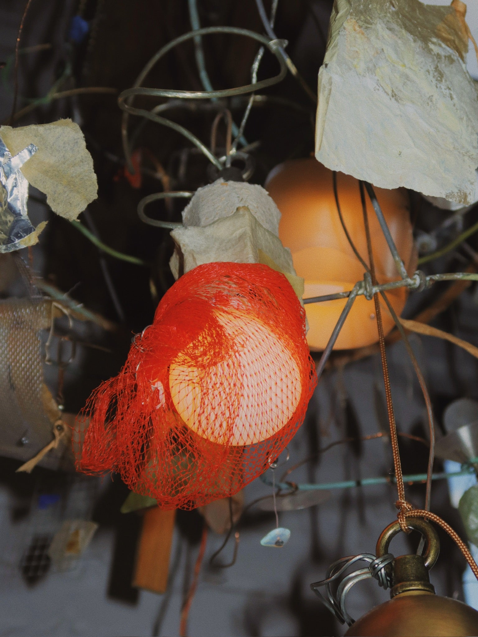 Chandelier - shells/nets/3 artifacts