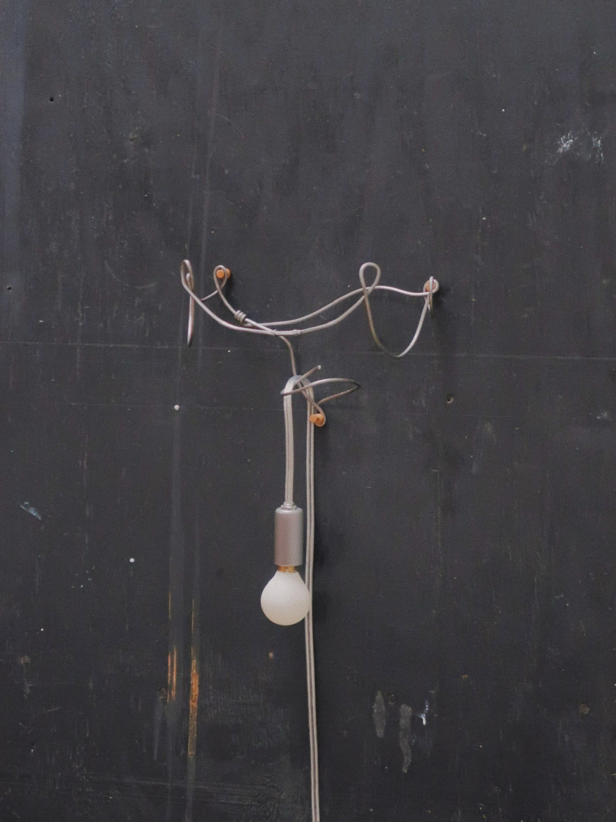 Drape Wireframe Sconce No.5