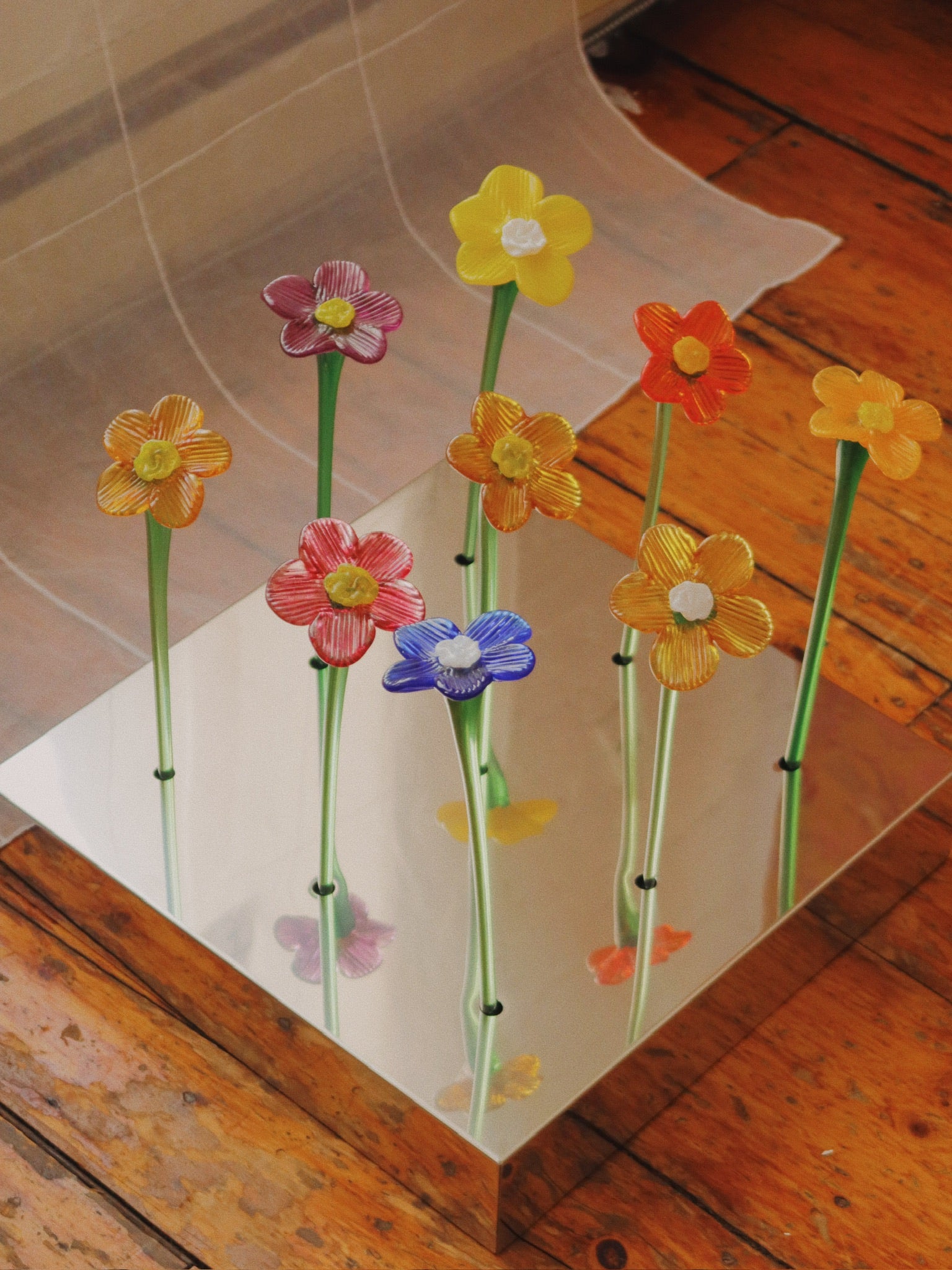 Crystal Glass Flowers