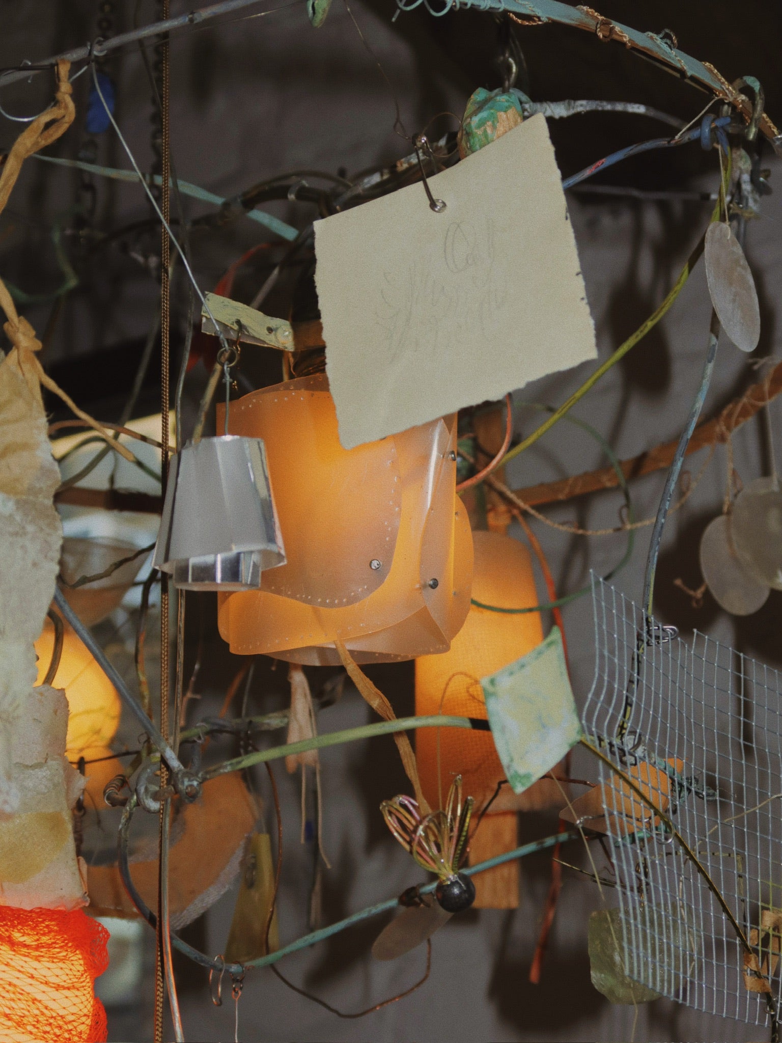 Chandelier - shells/nets/3 artifacts