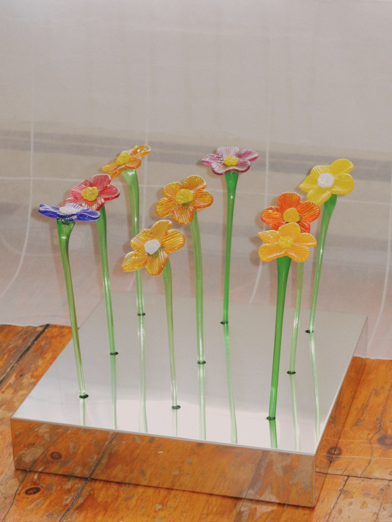 Crystal Glass Flowers